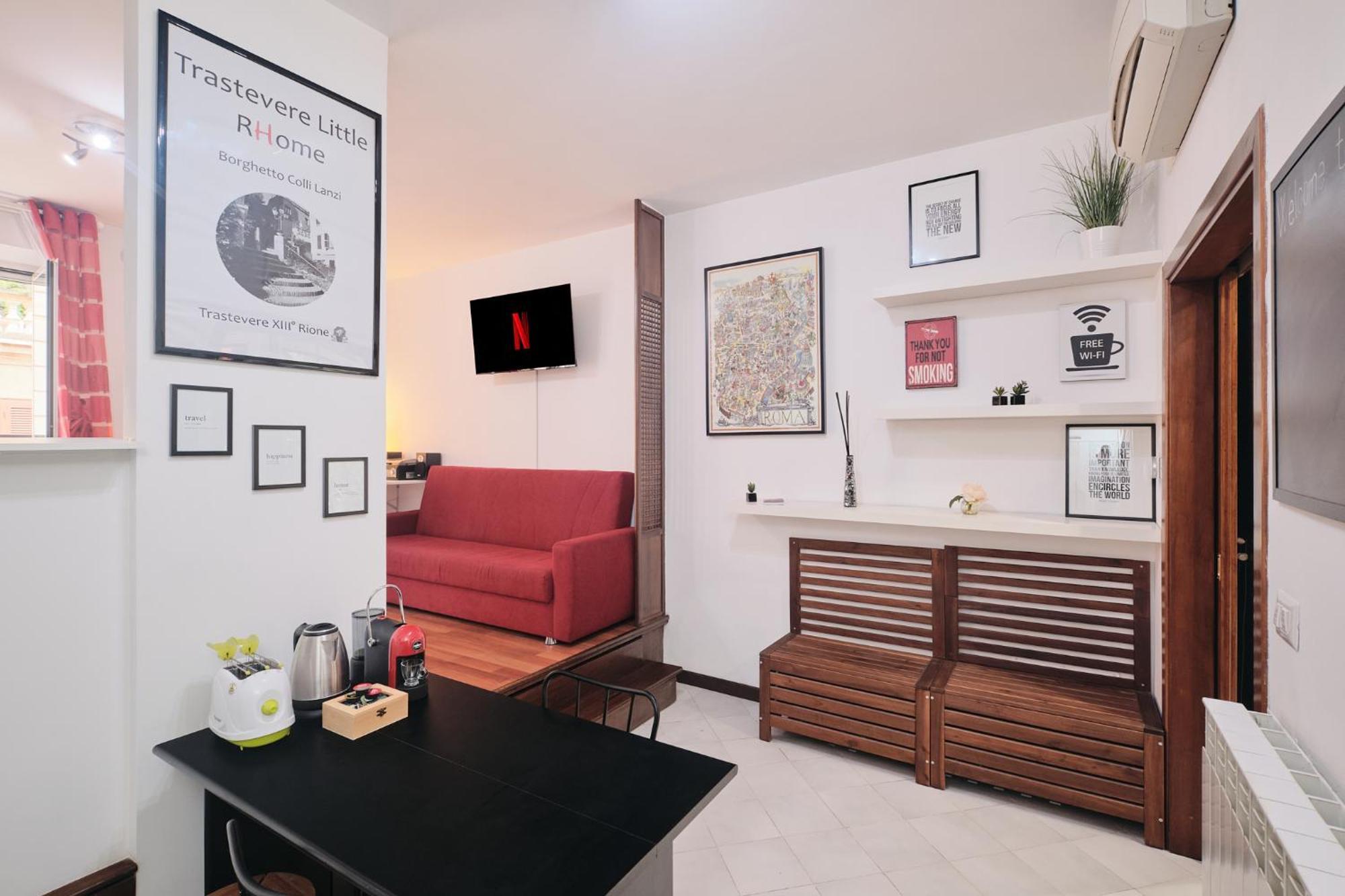 Trastevere- Flat Con Giardino, Ac, Wi-Fi & Netflix Rom Exterior foto