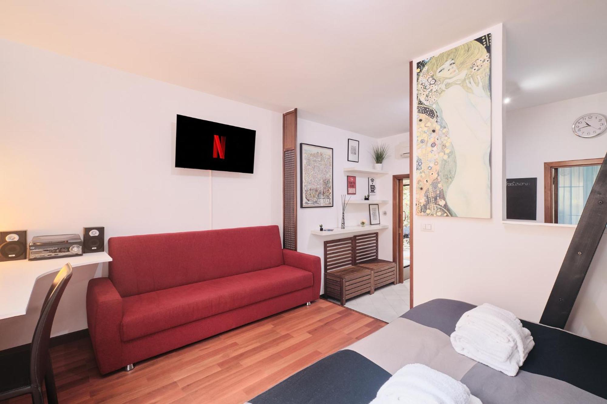 Trastevere- Flat Con Giardino, Ac, Wi-Fi & Netflix Rom Exterior foto