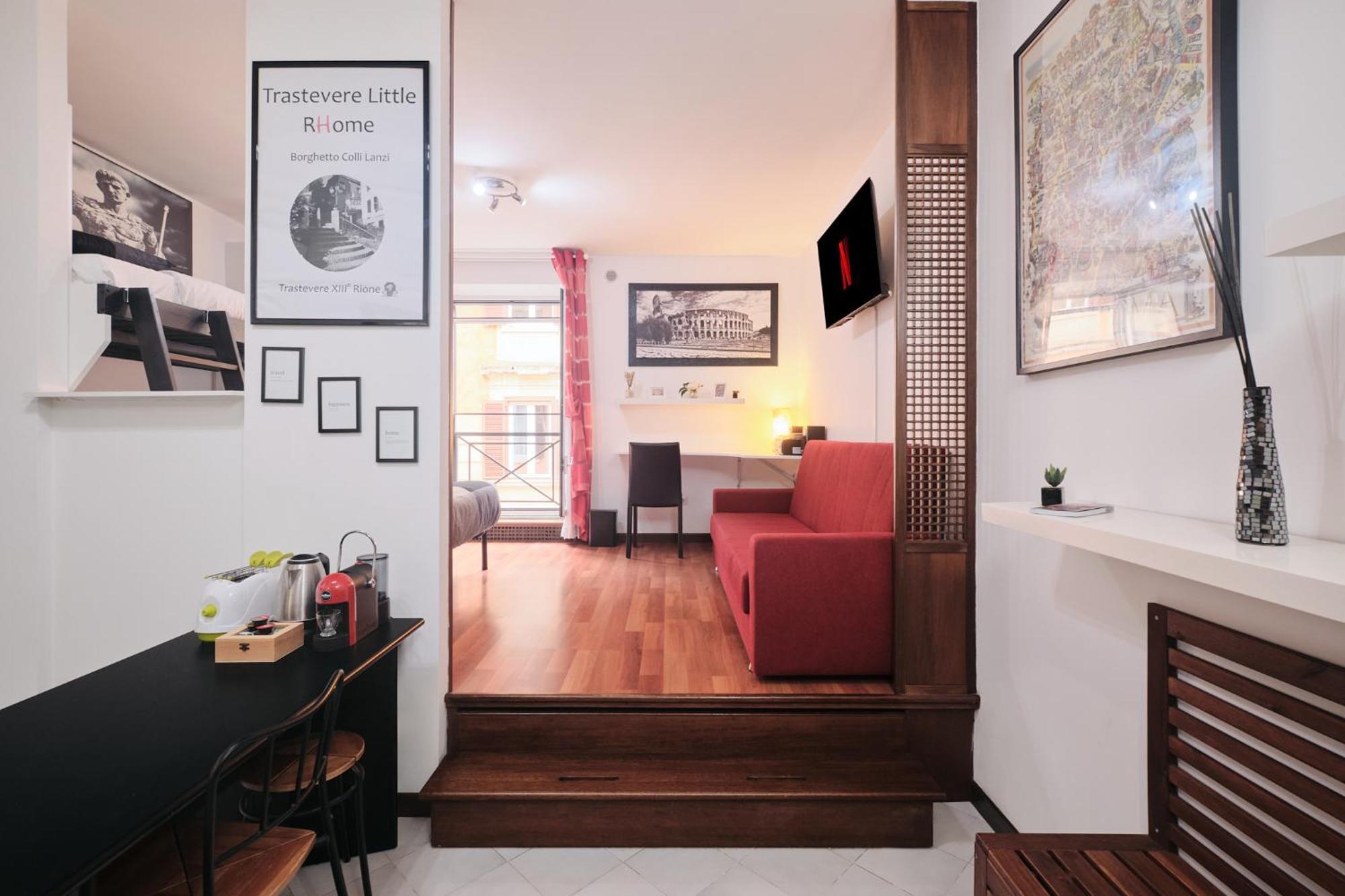Trastevere- Flat Con Giardino, Ac, Wi-Fi & Netflix Rom Exterior foto