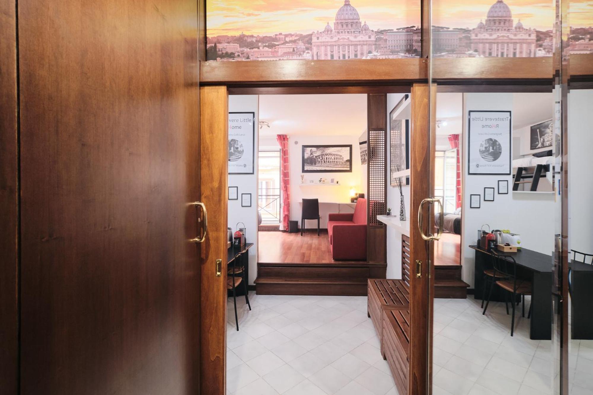 Trastevere- Flat Con Giardino, Ac, Wi-Fi & Netflix Rom Exterior foto